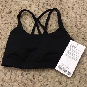 Lululemon black energy bra